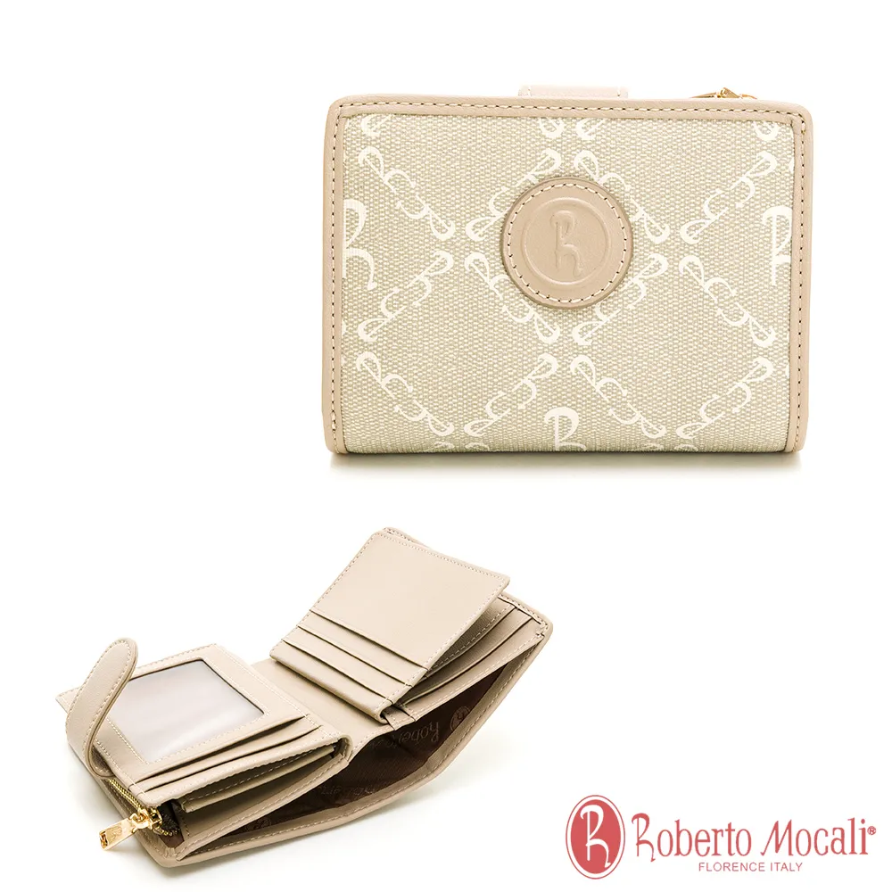 Roberto Mocali - 義大利諾貝兔芝士乳霜系列風琴式拉鍊零錢包 歷史價格詳細信息