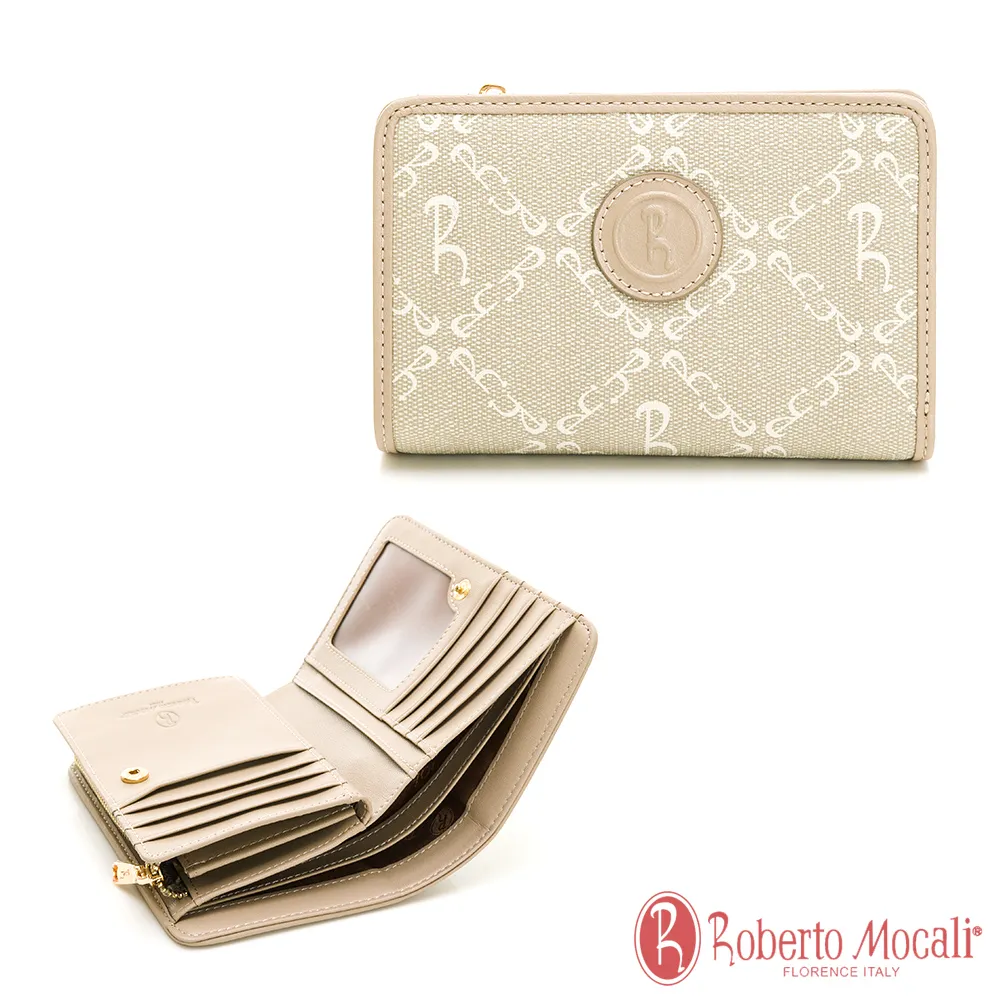 Roberto Mocali - 義大利諾貝兔芝士乳霜系列風琴式拉鍊零錢包 歷史價格詳細信息