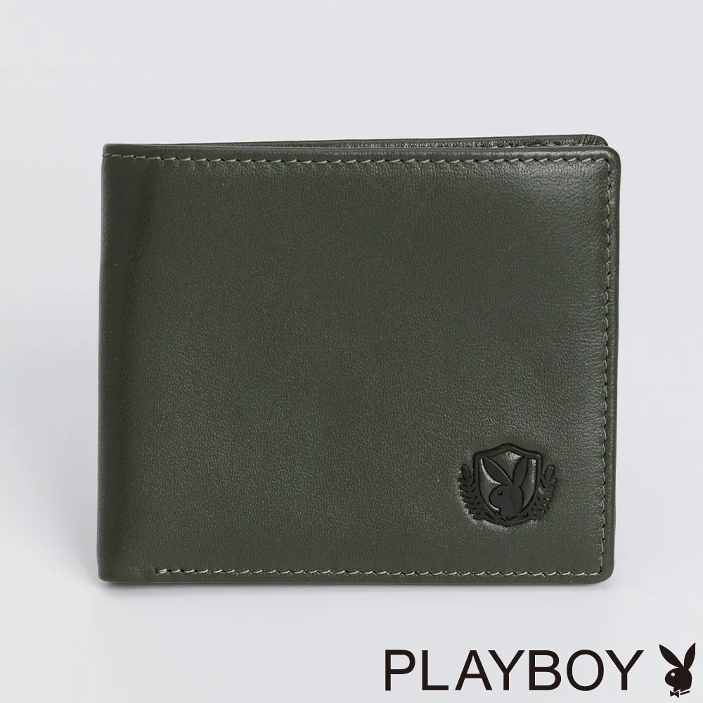 【PLAYBOY】基本短夾  Badge系列(墨綠色) 歷史價格詳細信息