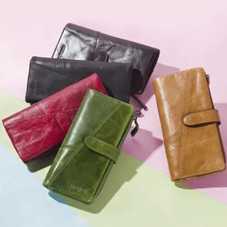 【leaper】CONTACTS復古個性大容量真皮手腕帶零錢包 歷史價格詳細信息