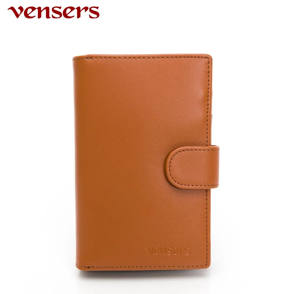 【vensers】小牛皮潮流個性皮夾~(TA500305棕色中夾) 歷史價格詳細信息
