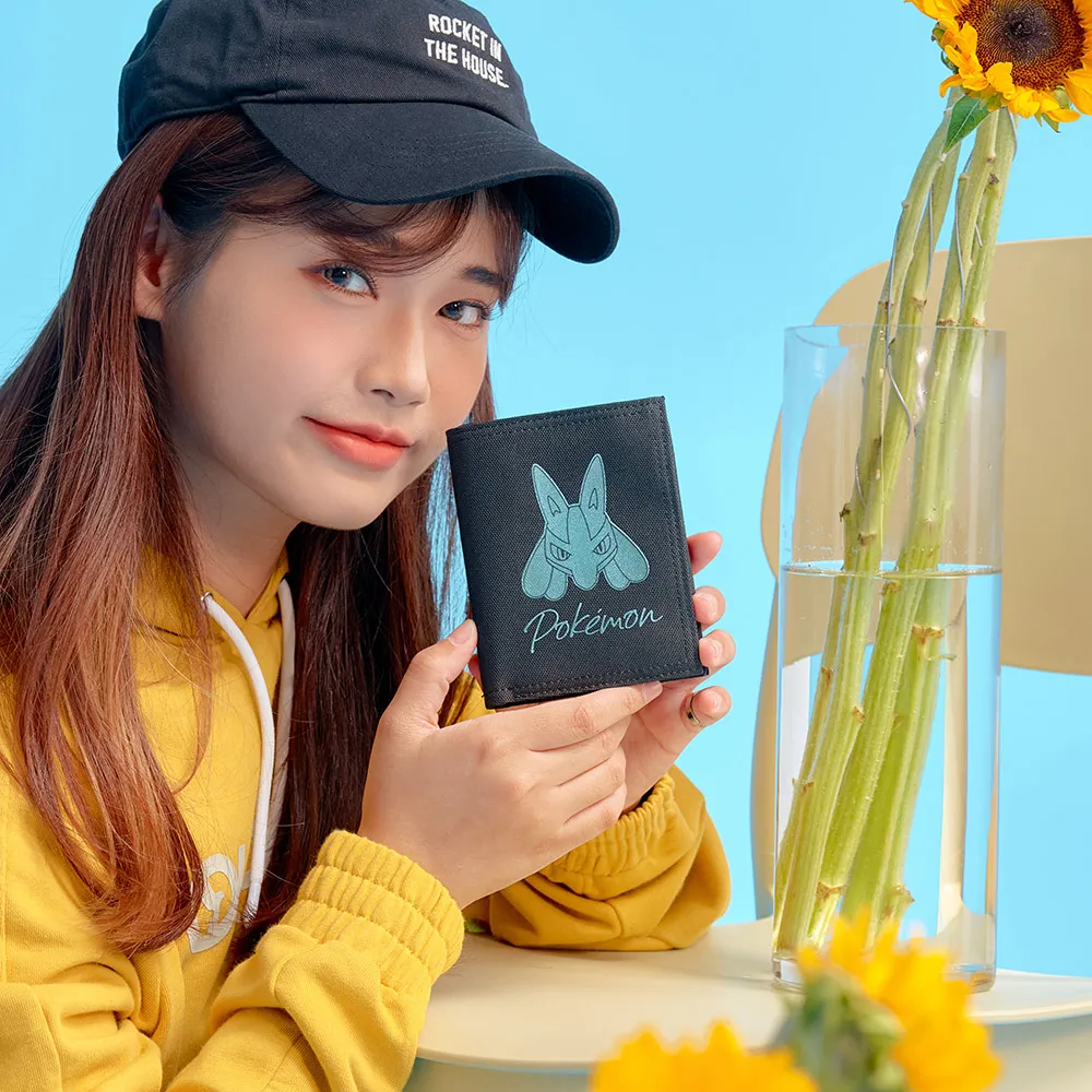 【OUTDOOR】寶可夢Pokemon-幻彩路卡利歐對折短夾-黑色 ODGO22T06BK 歷史價格詳細信息