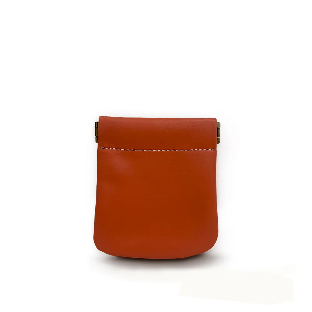 【Continuita 康緹尼】頭層牛皮零錢包/化妝包/印章包-蜥蜴紋深咖色 歷史價格詳細信息