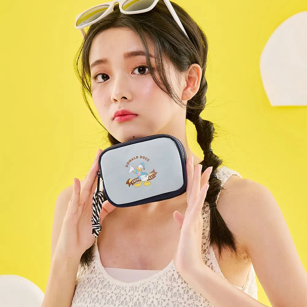 【Disney】唐老鴨-海邊走走鴨-雙層零錢包-灰藍 PTD22-C5-22GB 歷史價格詳細信息