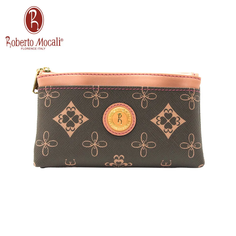 義大利《Roberto Mocali》典雅粉手拿零錢包RM-75301 歷史價格詳細信息