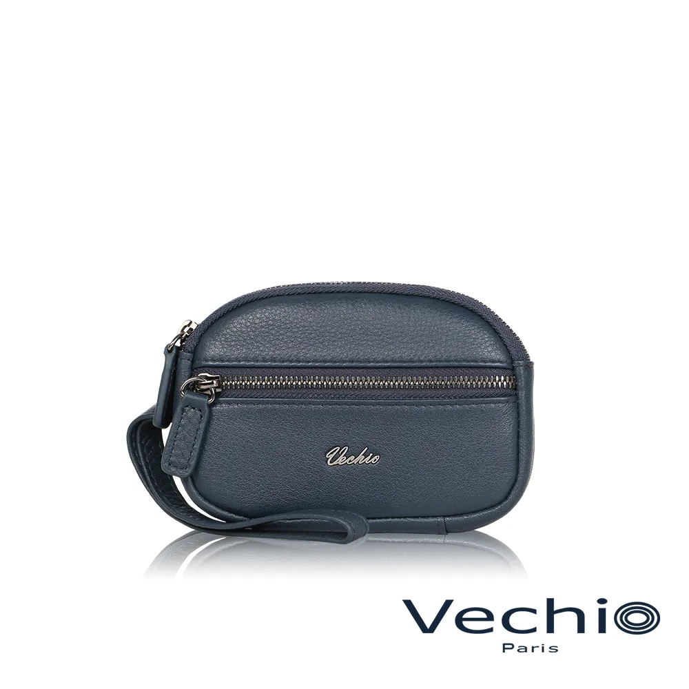 【VECHIO 維奇歐】台灣總代理 伊利 橢圓拉鍊零錢包-藍色/VE047W050BL 歷史價格詳細信息