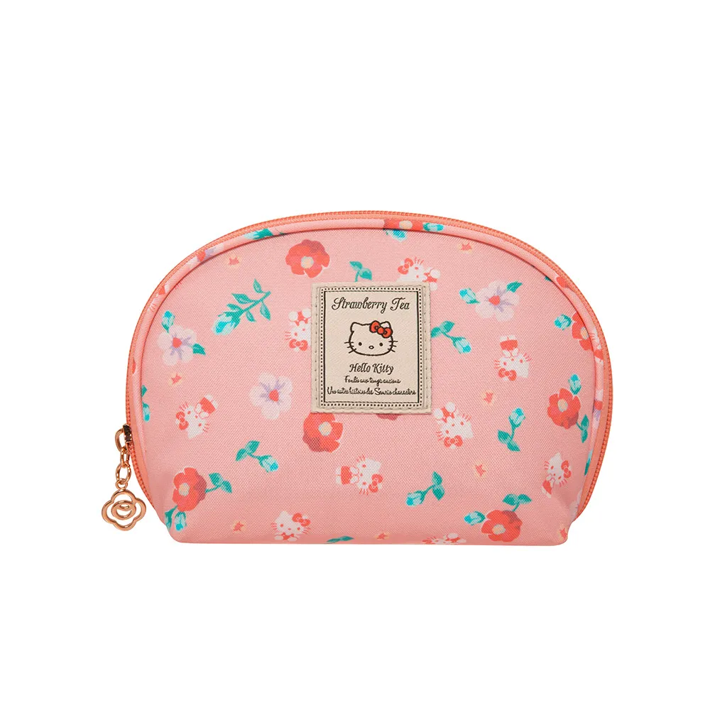 【Hello Kitty】花園午茶-化妝包-珊瑚粉 KT03I05PK(11GI) 歷史價格詳細信息