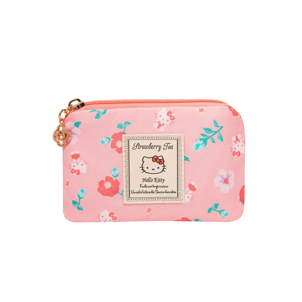 【Hello Kitty】花園午茶-化妝包-珊瑚粉 KT03I05PK(11GI) 歷史價格詳細信息