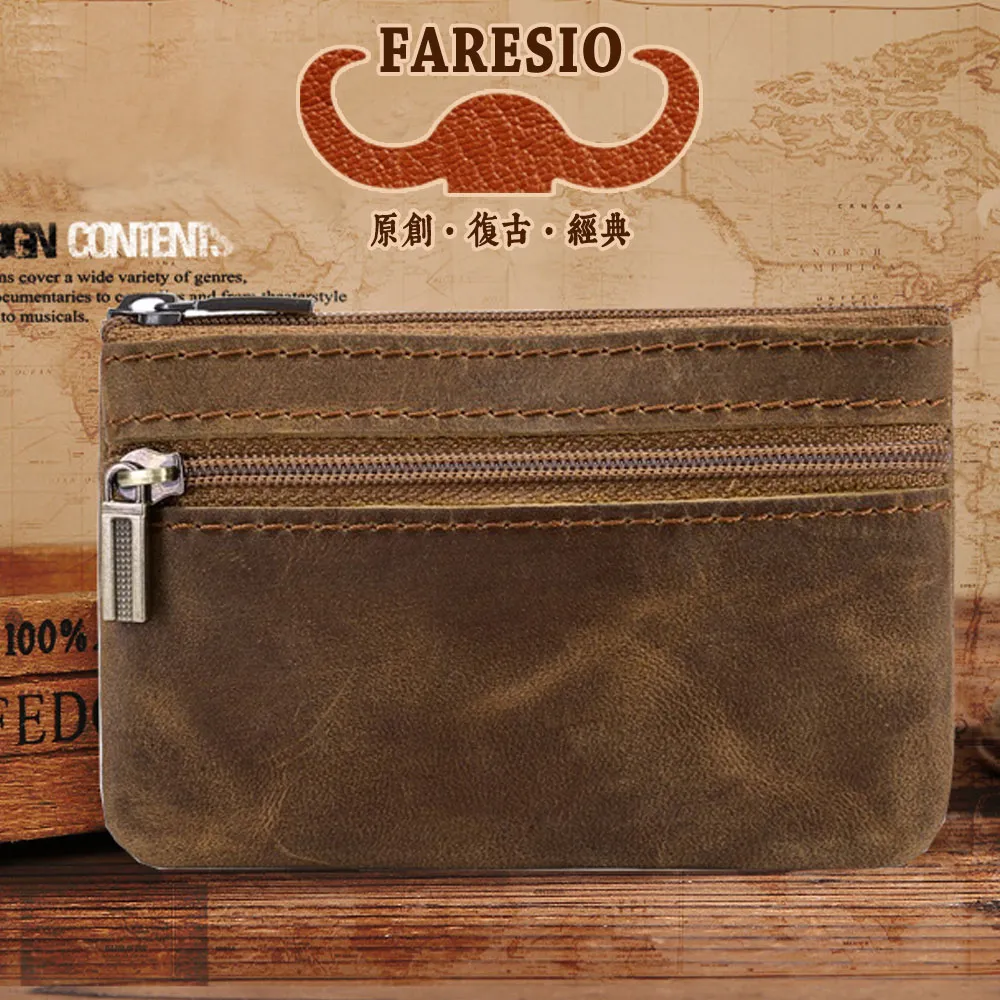FARESIO-哈雷植鞣革手工方卡包 歷史價格詳細信息