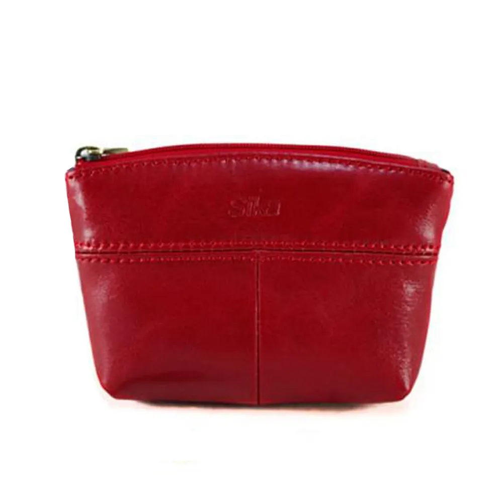 SIKA義大利時尚真皮拉鍊大容量零錢包A8257-01原味褐 歷史價格詳細信息