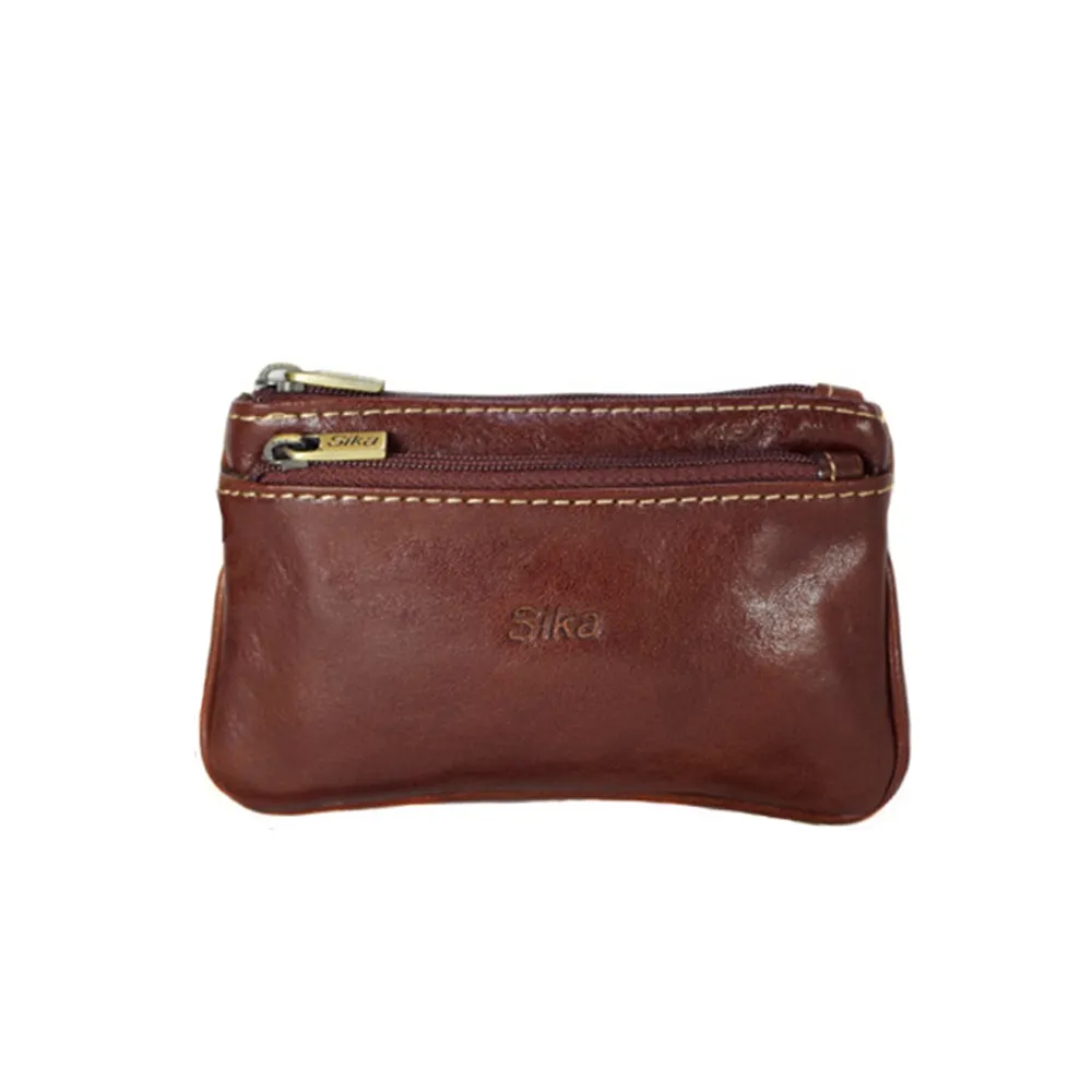 Sika - 義大利時尚真皮雙蓋中夾A8205-02深咖啡 歷史價格詳細信息