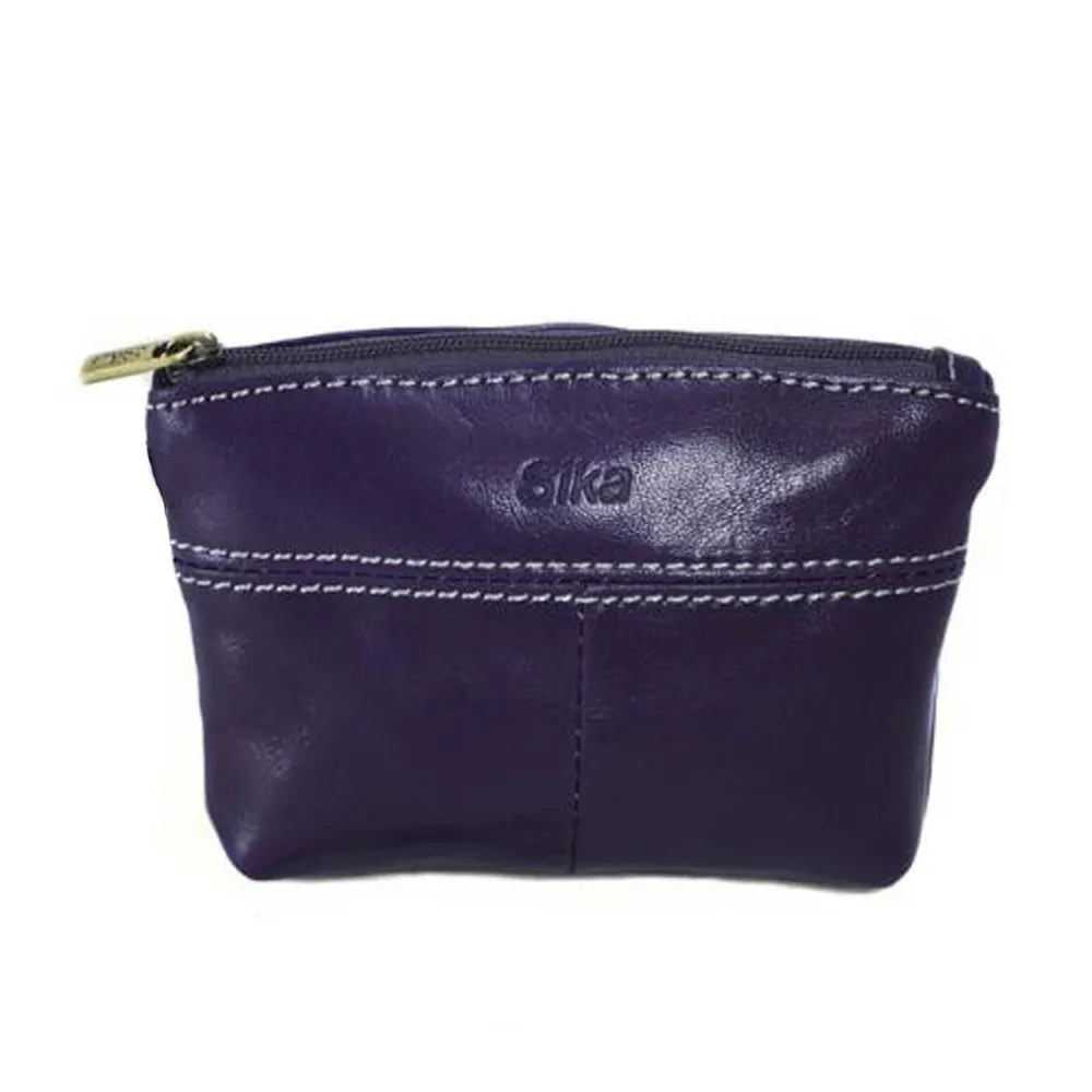 SIKA義大利時尚真皮拉鍊大容量零錢包A8257-01原味褐 歷史價格詳細信息