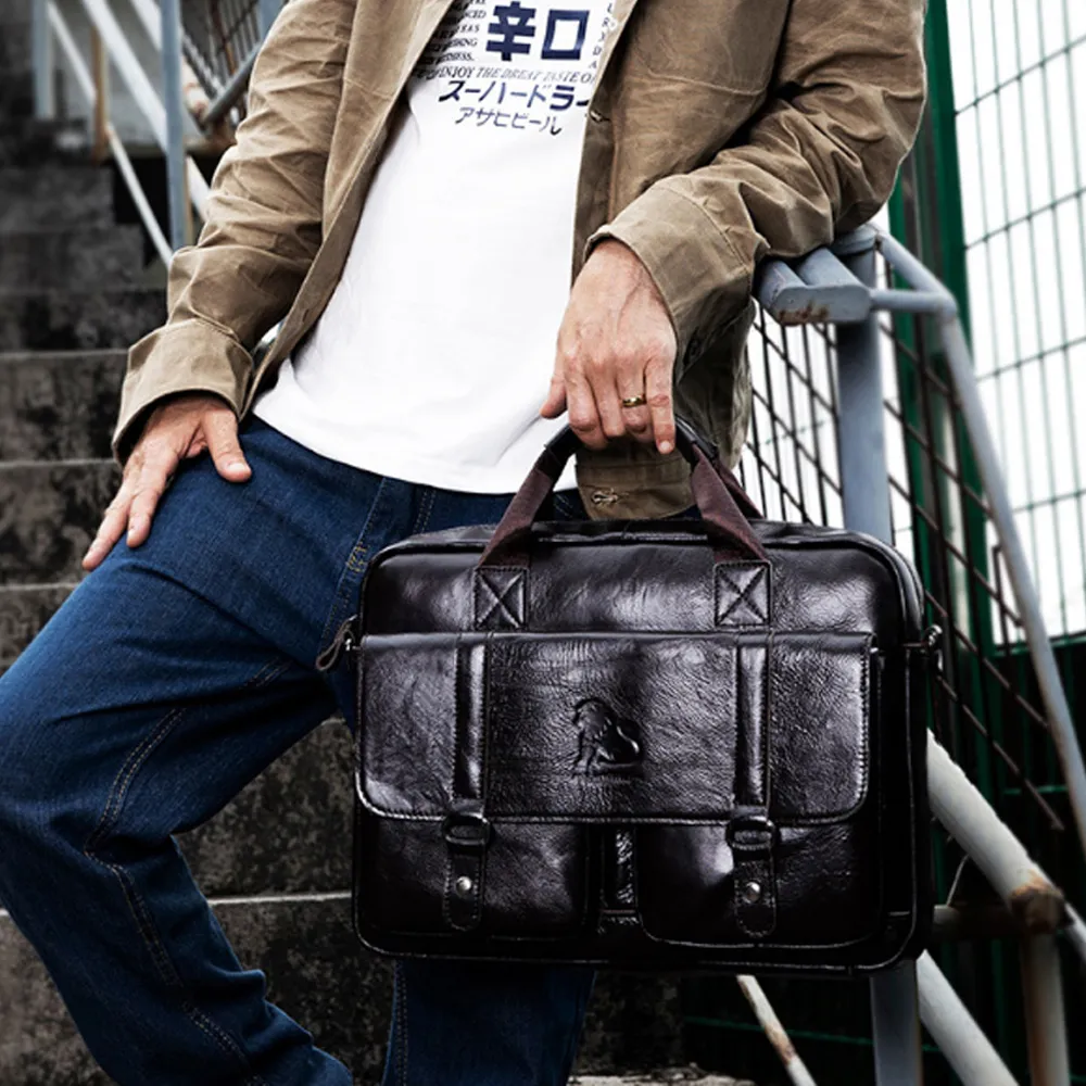 【BONum 博紐】奧德曼輕量真皮經典商務休閒筆電包 歷史價格詳細信息