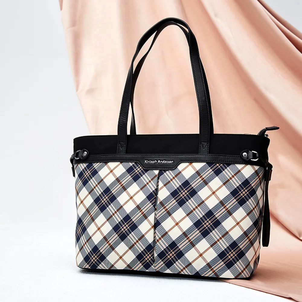 【金安德森】UNIQUE經典格紋 2Way斜側包-紫色 歷史價格詳細信息