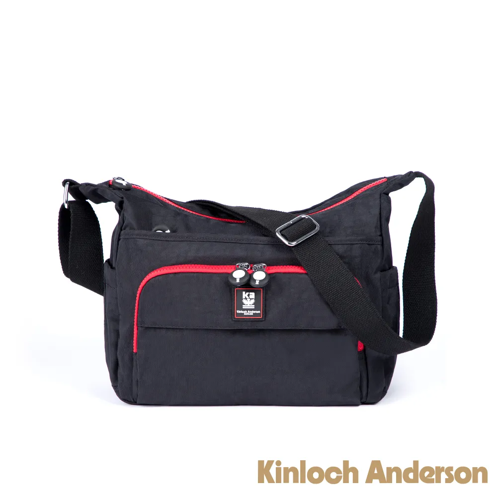 【Kinloch Anderson】極簡耀色 中型正方款斜側輕旅包 -黑色 歷史價格詳細信息