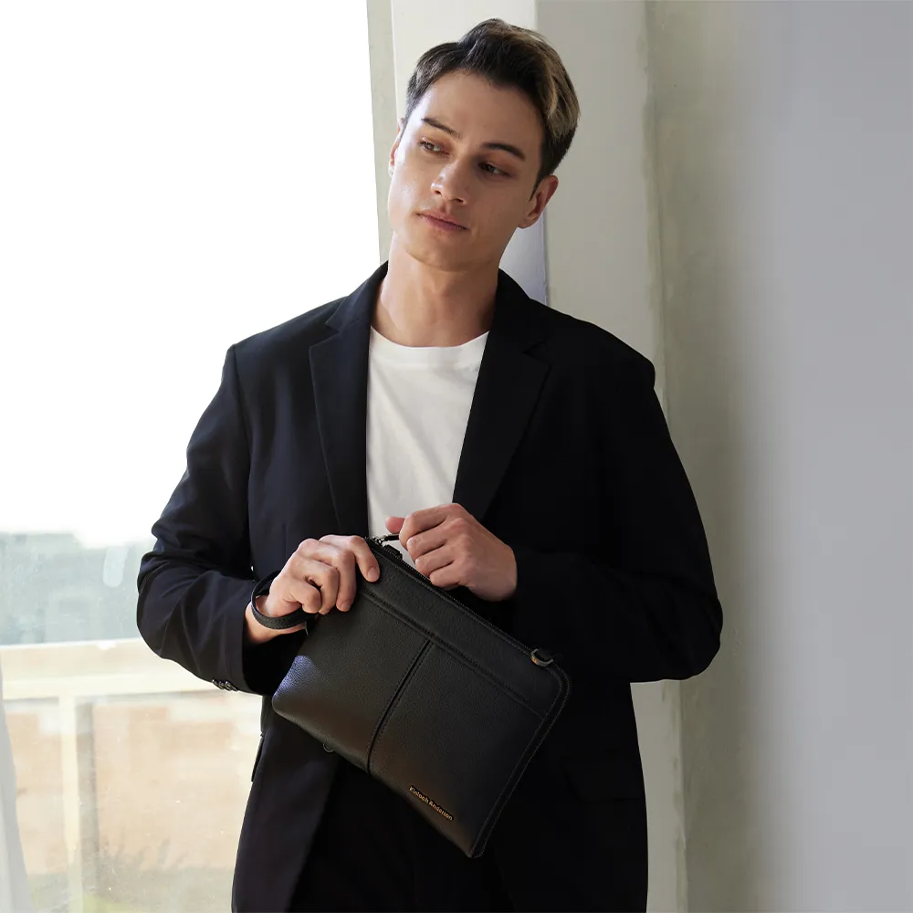 【金安德森】都會簡約 商務磁扣式公事包(黑色) 歷史價格詳細信息