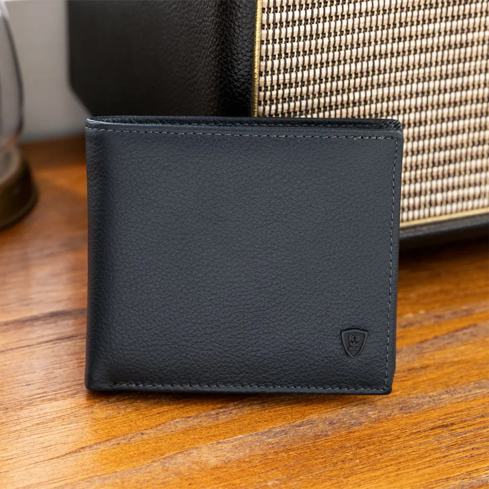 【金安德森】 Gentry No.4左右翻雙窗式短夾-夜空藍 歷史價格詳細信息