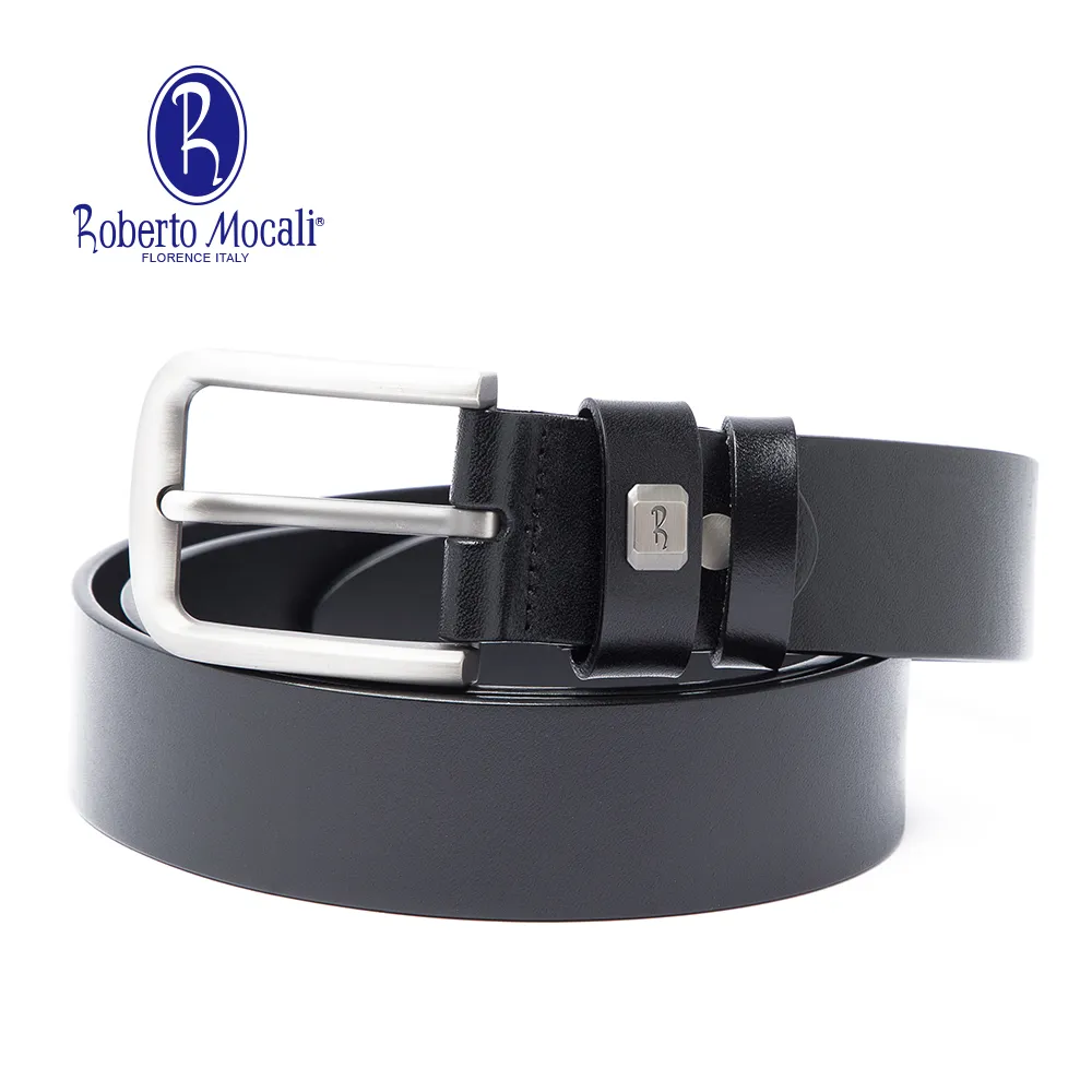 【Roberto Mocali】(RM-8213BKF)扣洞式皮帶-黑色 歷史價格詳細信息