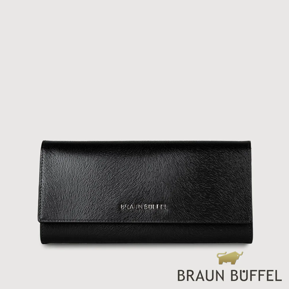 【BRAUN BUFFEL 德國小金牛】台灣總代理 萊納斯 12卡RFID防盜兩折長夾-黑色/BF835-621-BK 價格比較,價格查詢,歷史價格詳細信息