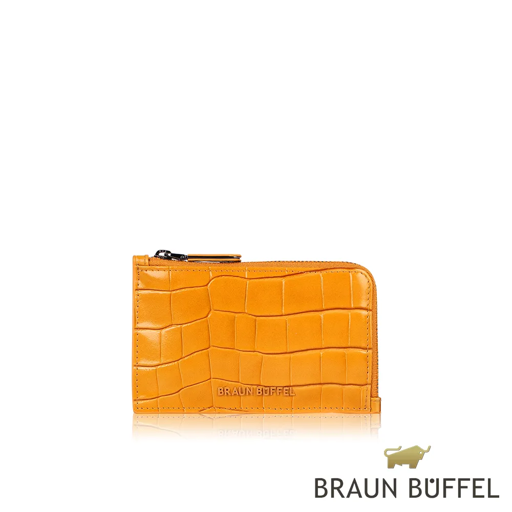 BRAUN BUFFEL 德國小金牛 克勞迪奧-C系列拉鍊零錢包 -黃色 BF801-163-SD 歷史價格詳細信息