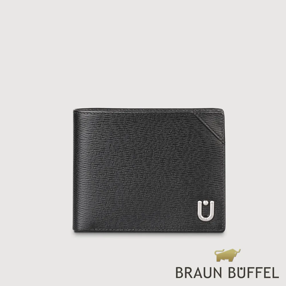 【BRAUN BUFFEL 德國小金牛】台灣總代理 斯萊特 12卡中間翻透明窗短夾-黑色/BF552-317-BK 價格比較,價格查詢,歷史價格詳細信息