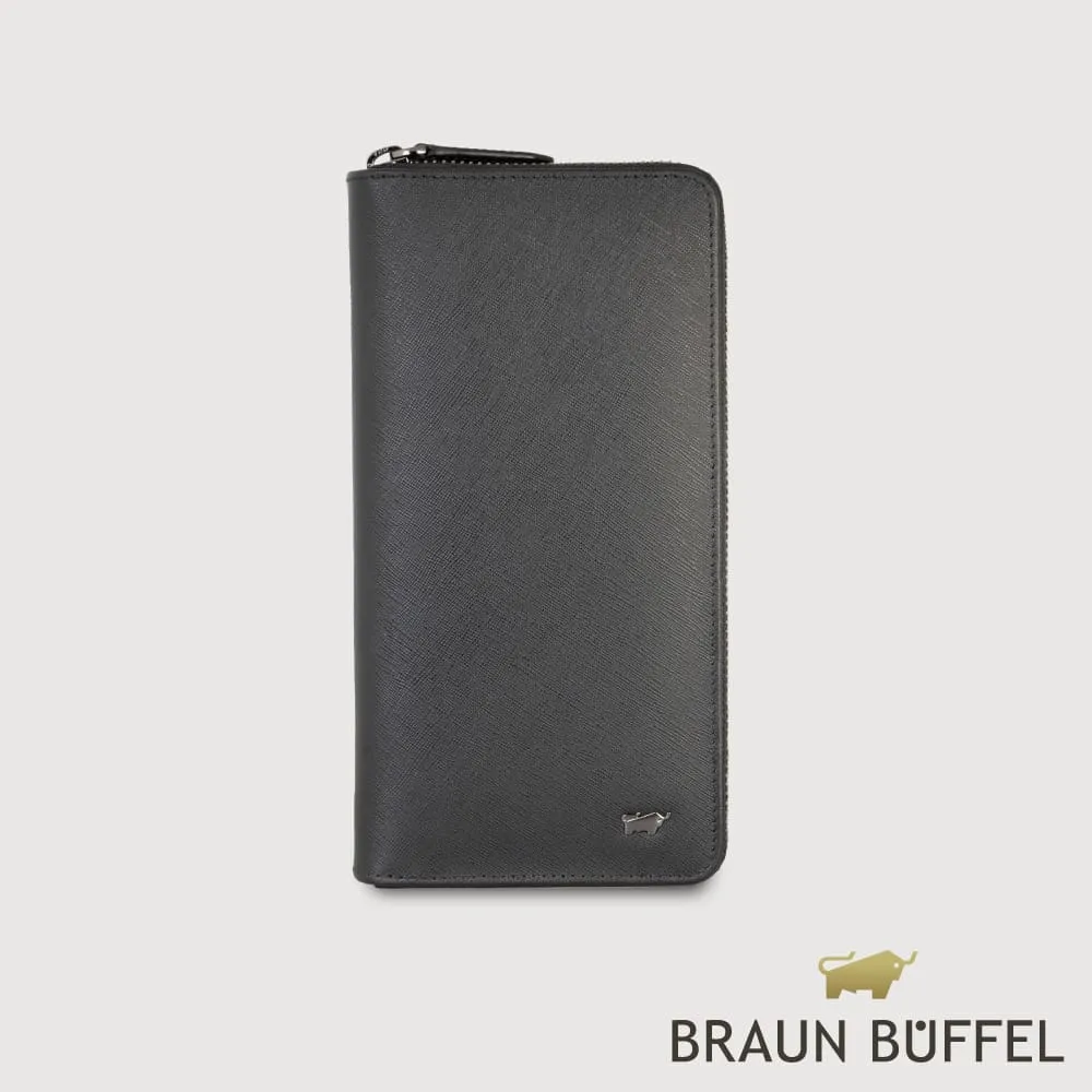 【BRAUN BUFFEL】德國小金牛 至尊系列 14卡薄型長夾-黑色/BF536-322-BK 歷史價格詳細信息