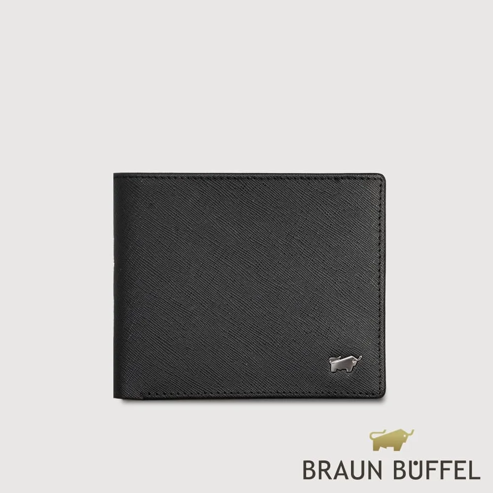 【BRAUN BUFFEL】德國小金牛 至尊系列 14卡薄型長夾-黑色/BF536-322-BK 歷史價格詳細信息