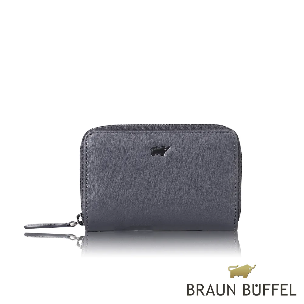 BRAUN BUFFEL 德國小金牛 路西奧系列拉鍊零錢包 -深藍 BF399-161-DB 歷史價格詳細信息