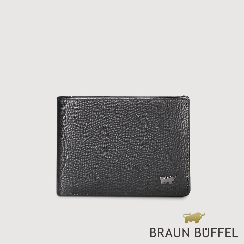 【BRAUN BUFFEL】德國小金牛 至尊系列 14卡薄型長夾-黑色/BF536-322-BK 歷史價格詳細信息