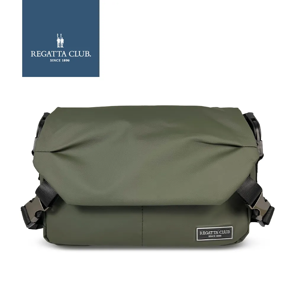 【REGATTA CLUB】Young Urban雙插扣翻蓋側背包 黑色(RC-B21001-BK) 歷史價格詳細信息