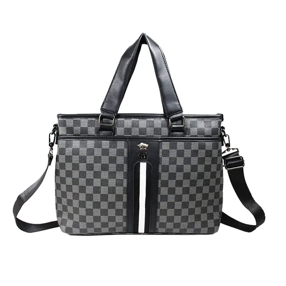 DRAKA 達卡 - Re.Simple系列-超纖皮革方格紋手拿包-6卡零錢袋 歷史價格詳細信息