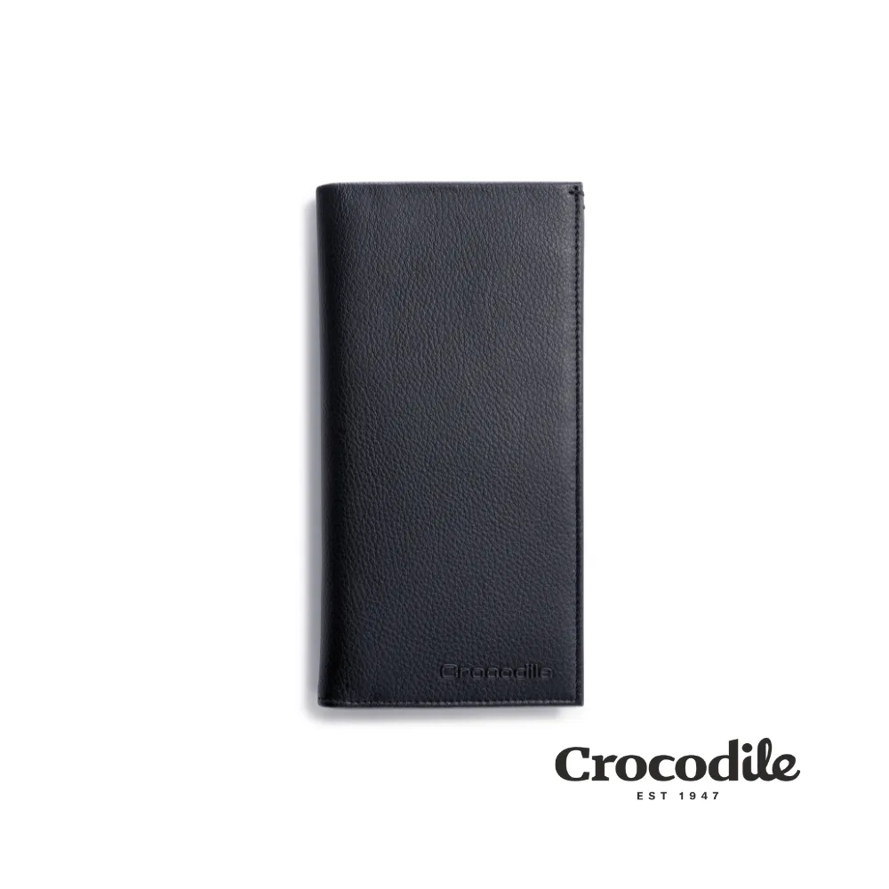 Crocodile 鱷魚皮件 真皮皮夾 男夾 14卡夾 拉鍊零錢袋 Rocky系列長夾-0103-09901-黑藍兩色 歷史價格詳細信息