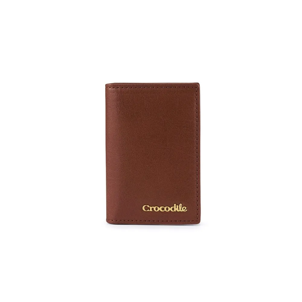 Crocodile 鱷魚皮件 Natural 2.0系列 3卡 側邊可掛 零錢袋 短夾-0103-07502-咖啡色 歷史價格詳細信息