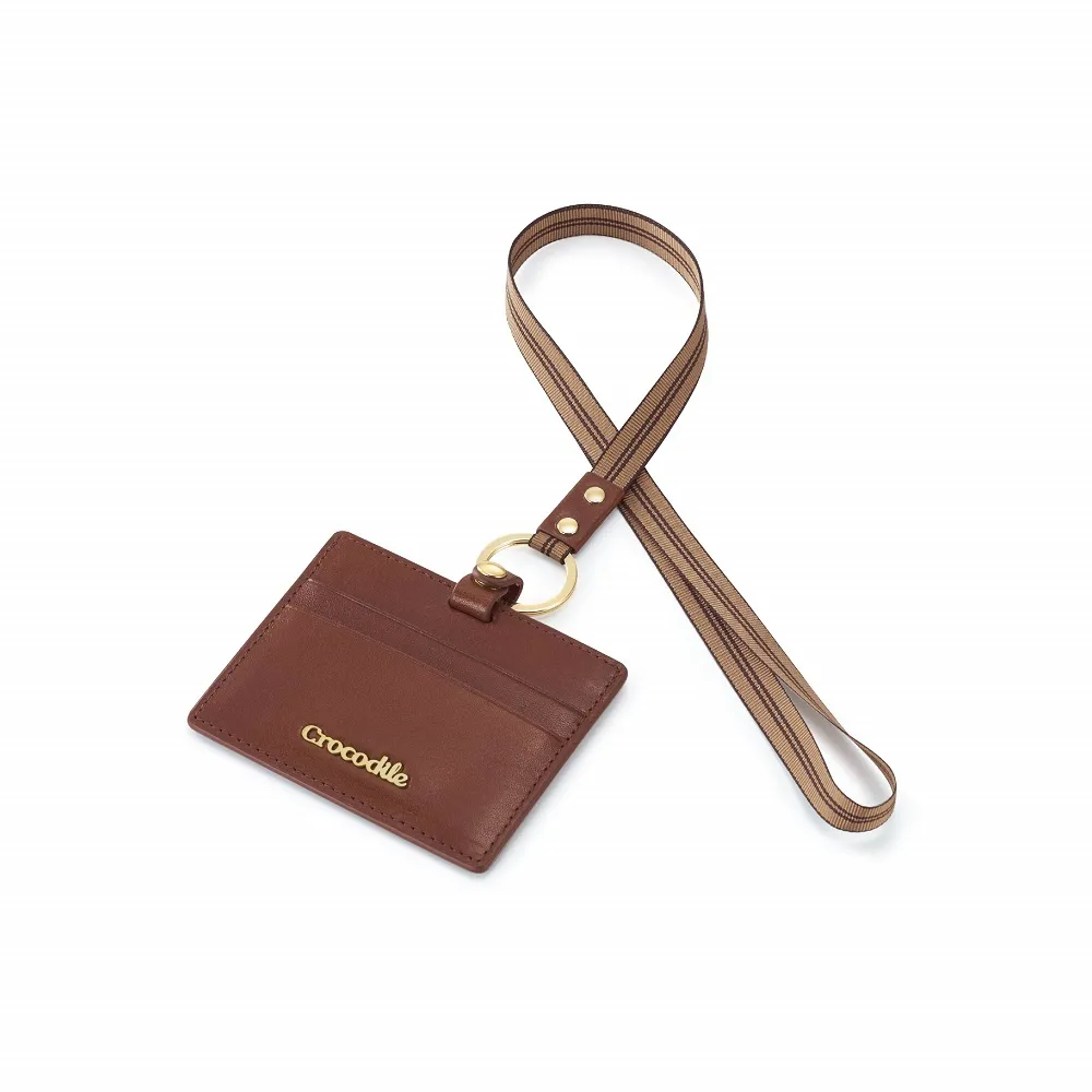 Crocodile 鱷魚皮件 Natural 2.0系列 3卡 側邊可掛 零錢袋 短夾-0103-07502-咖啡色 歷史價格詳細信息