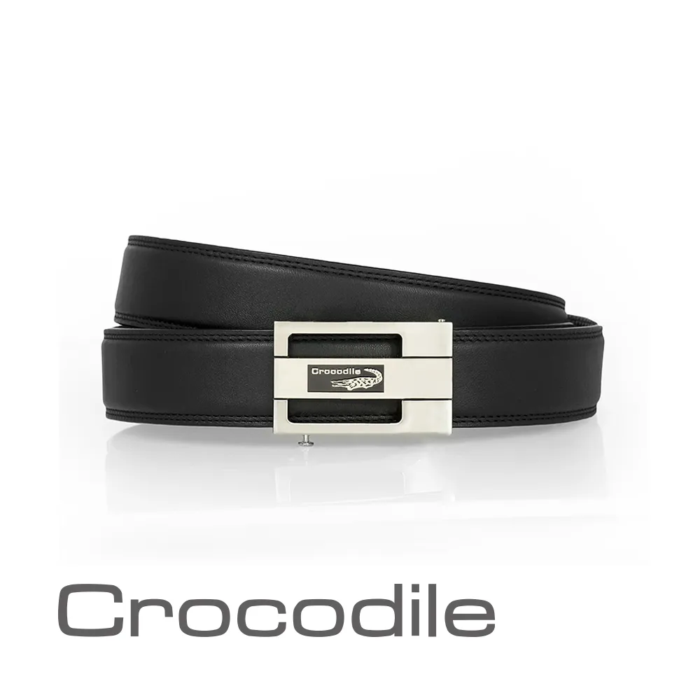 Crocodile 鱷魚皮件 真皮皮帶 義大利進口牛皮 穿孔 休閒皮帶-0102-35002-咖啡色-原廠公司貨 歷史價格詳細信息