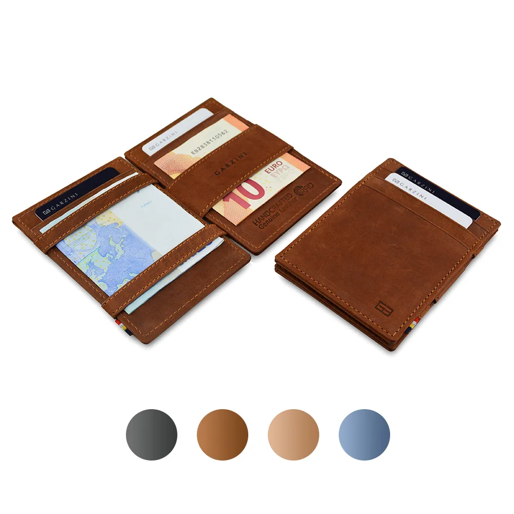 【比利時 GARZINI】簡約經典  翻轉皮夾/極簡款/淺棕色/皮包 錢包 紙鈔 卡夾 證件收納 信用卡 短夾 歷史價格詳細信息