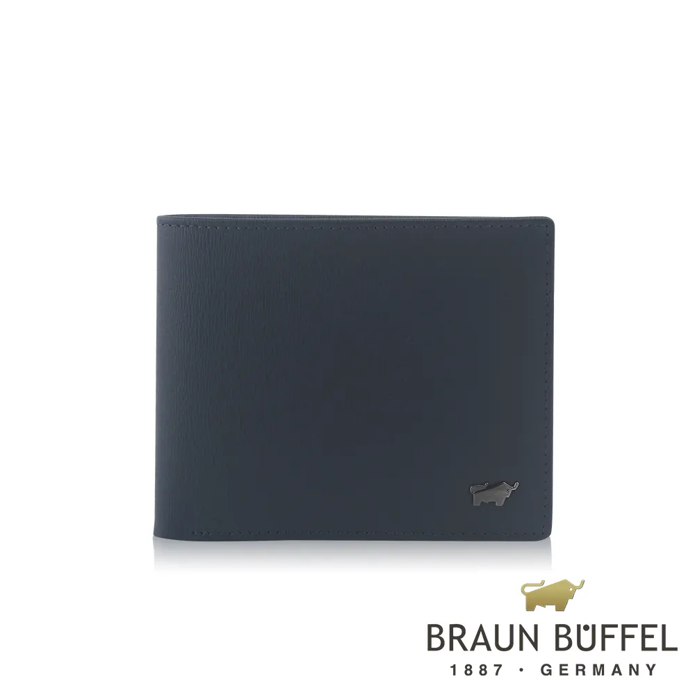 【BRAUN BUFFEL 德國小金牛】默瑟系列5卡透明窗皮夾-印度藍 歷史價格詳細信息