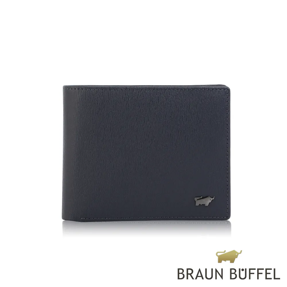【BRAUN BUFFEL 德國小金牛】默瑟系列5卡透明窗皮夾-印度藍 歷史價格詳細信息