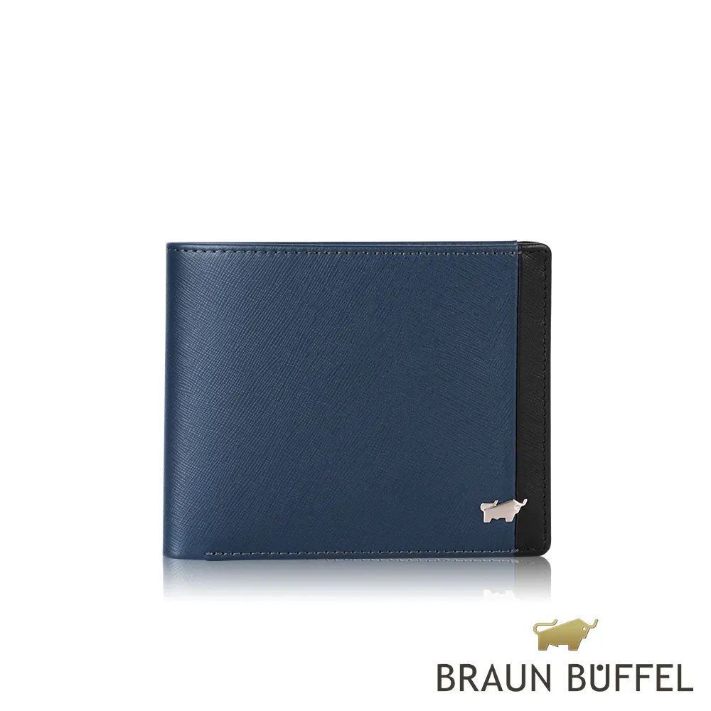 【BRAUN BUFFEL 德國小金牛】席德12卡中間翻透明窗皮夾-黑色 歷史價格詳細信息