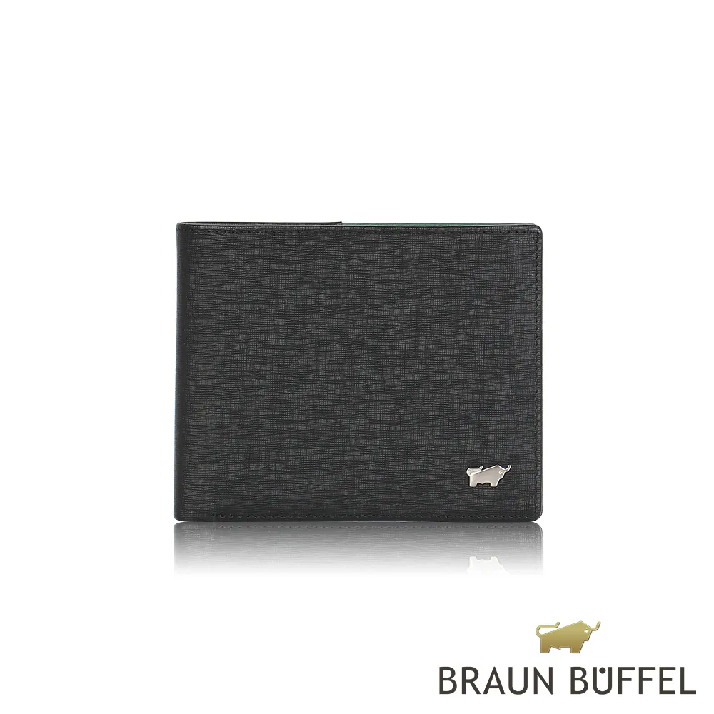 【BRAUN BUFFEL 德國小金牛】台灣總代理 瓦拉頓 8卡男夾-黑色/BF397-313-BK 價格比較,價格查詢,歷史價格詳細信息