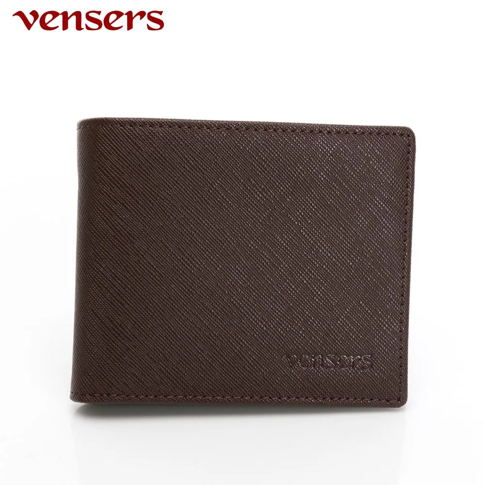 【vensers】小牛皮潮流個性皮夾~(TA302901黑色短夾) 歷史價格詳細信息