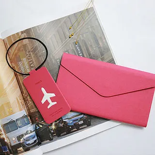 【FENICE】多功能鈔票式護照包 L size (桃紅) 歷史價格詳細信息