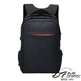 DF BAGSCHOOL -  韓版經典型男款雙皮飾後背包-共4色 歷史價格詳細信息