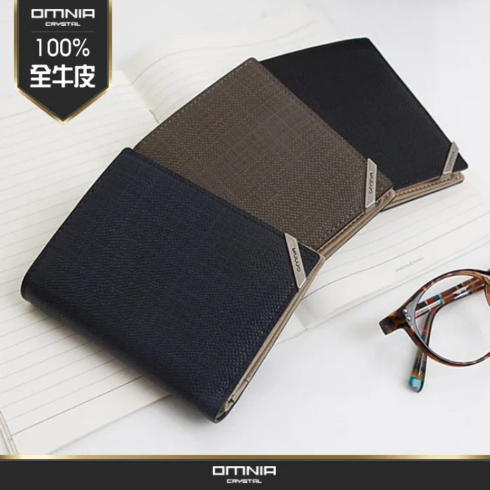 韓國OMNIA Jerom磨砂質感真皮男用中夾 NO.1172B 歷史價格詳細信息