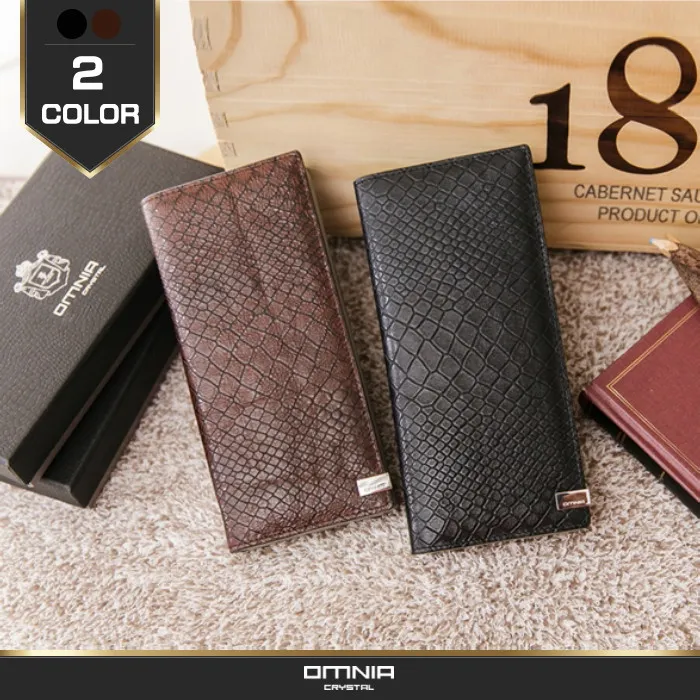 韓國OMNIA蘭德真皮男用長夾 NO.1168A 歷史價格詳細信息