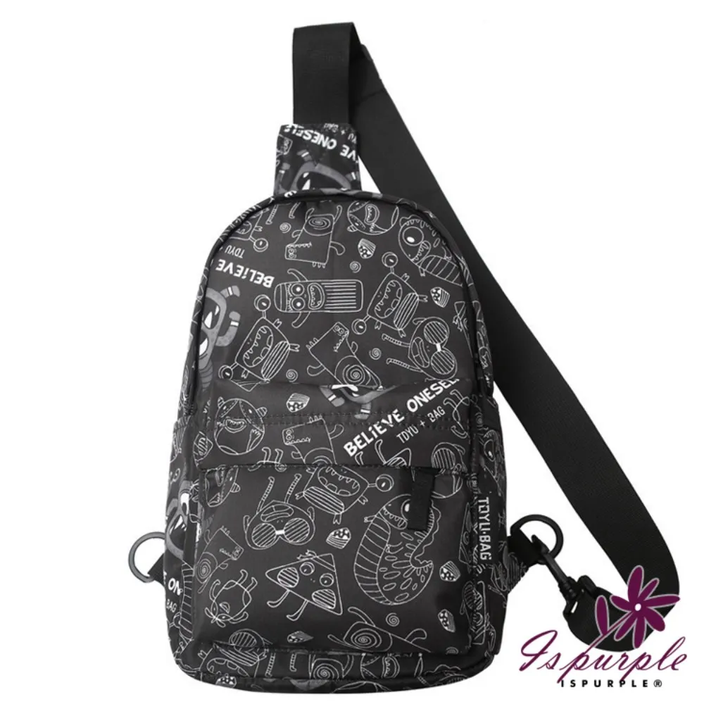 【iSPurple】中性帆布＊休閒男性斜垮單肩包/顏色可選 歷史價格詳細信息