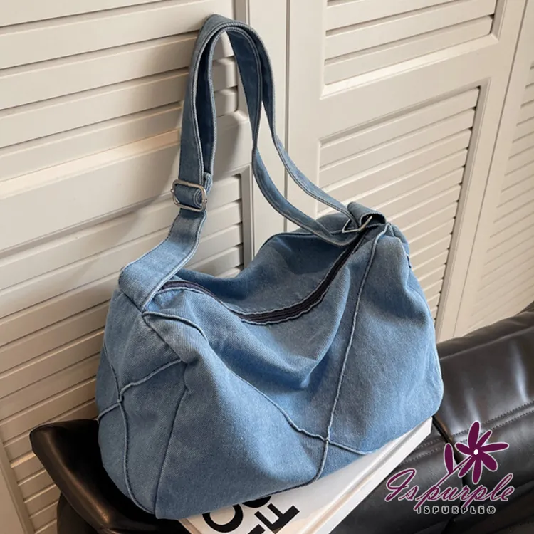 【iSPurple】慵懶英文＊大容量購物手提單肩背帆布包 歷史價格詳細信息