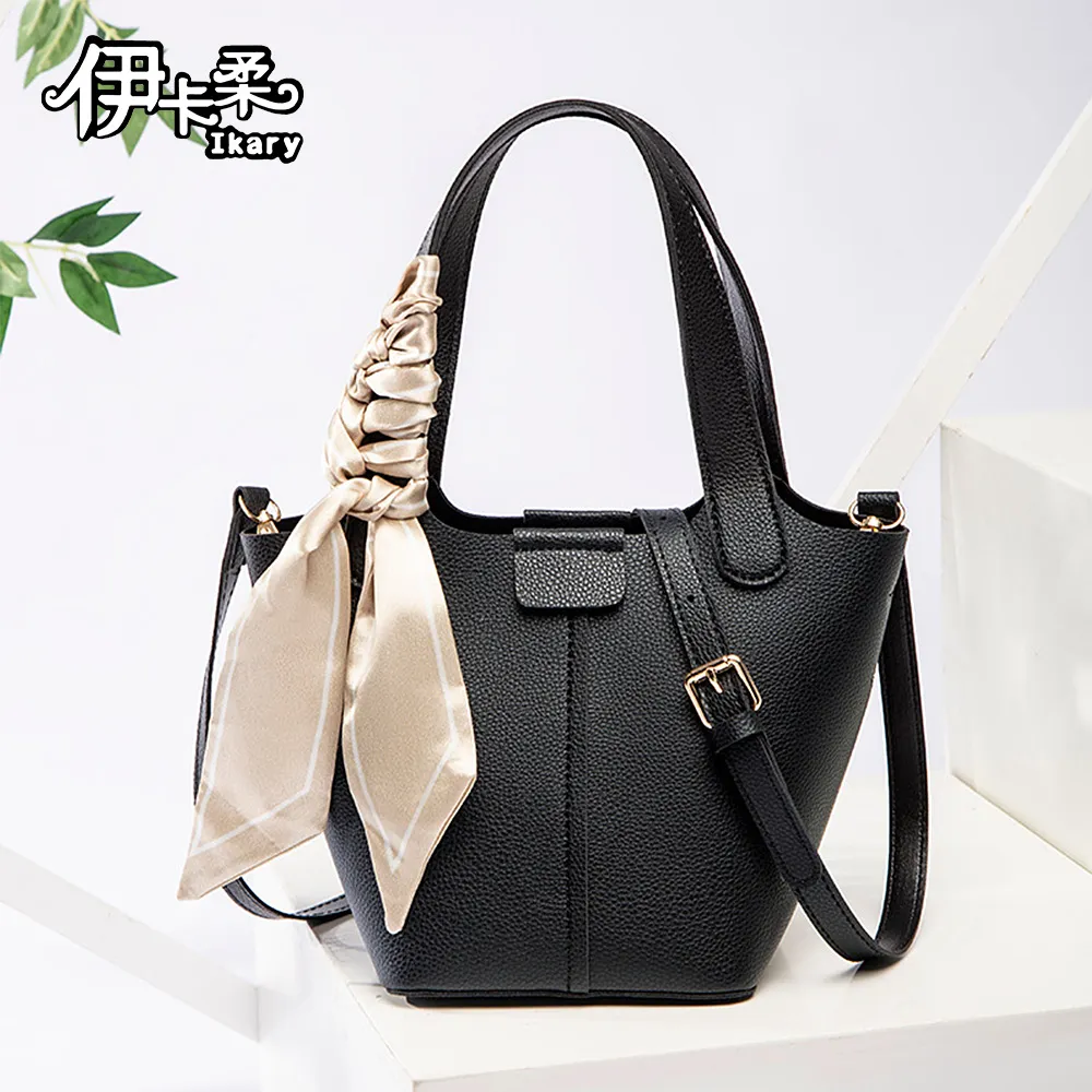 伊卡柔Ikary-韓系質感印花飾鉚釘手提斜背兩用迷你包G074棕 歷史價格詳細信息