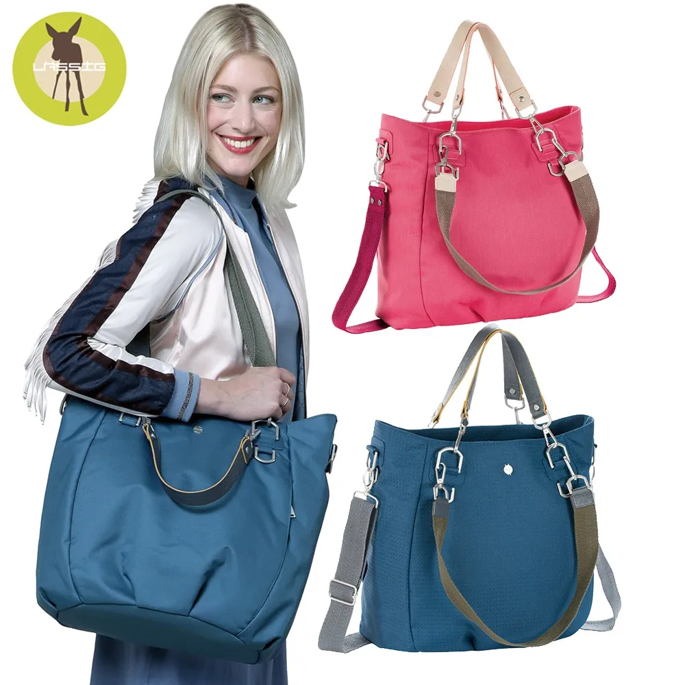 德國【Lassig】時尚完美大開口後背媽媽包-經典黑 歷史價格詳細信息