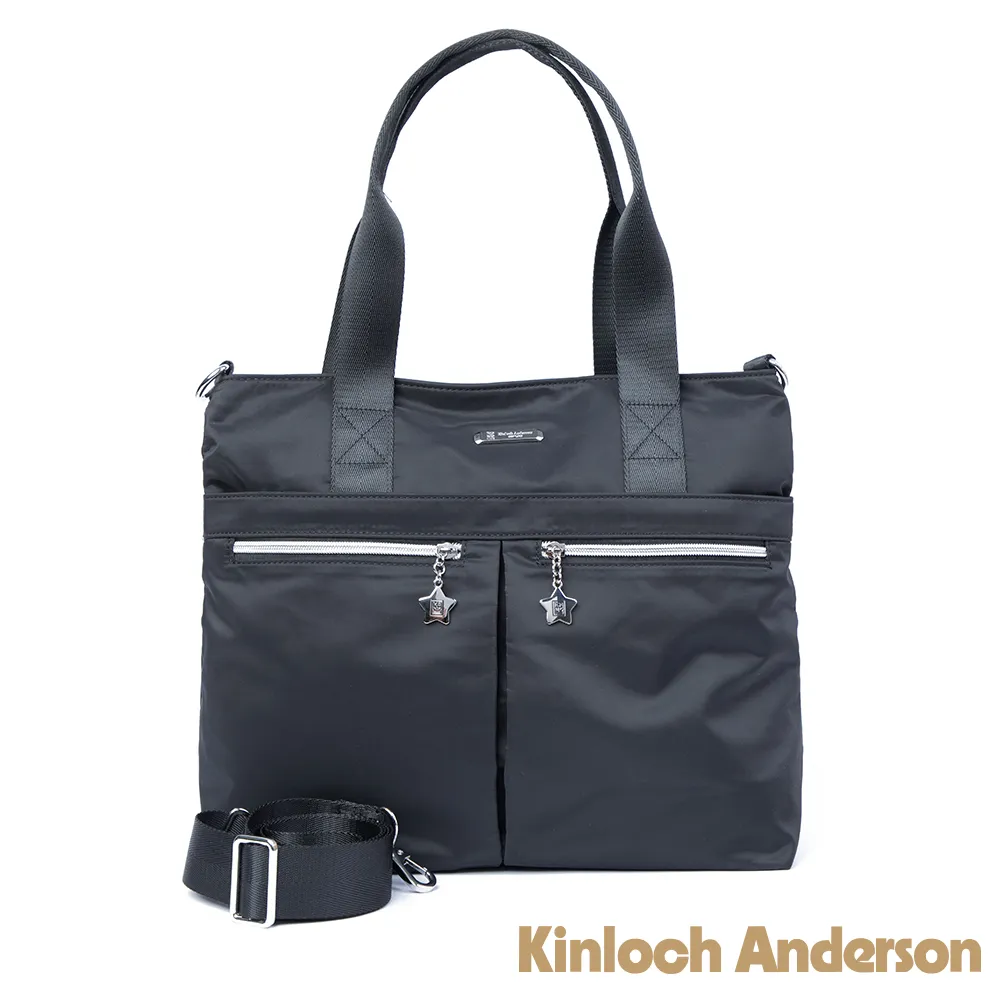 【Kinloch Anderson】城市酷玩 手提斜背托特包(都會黑) 歷史價格詳細信息